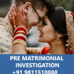 Pre-Matrimonial Investigation