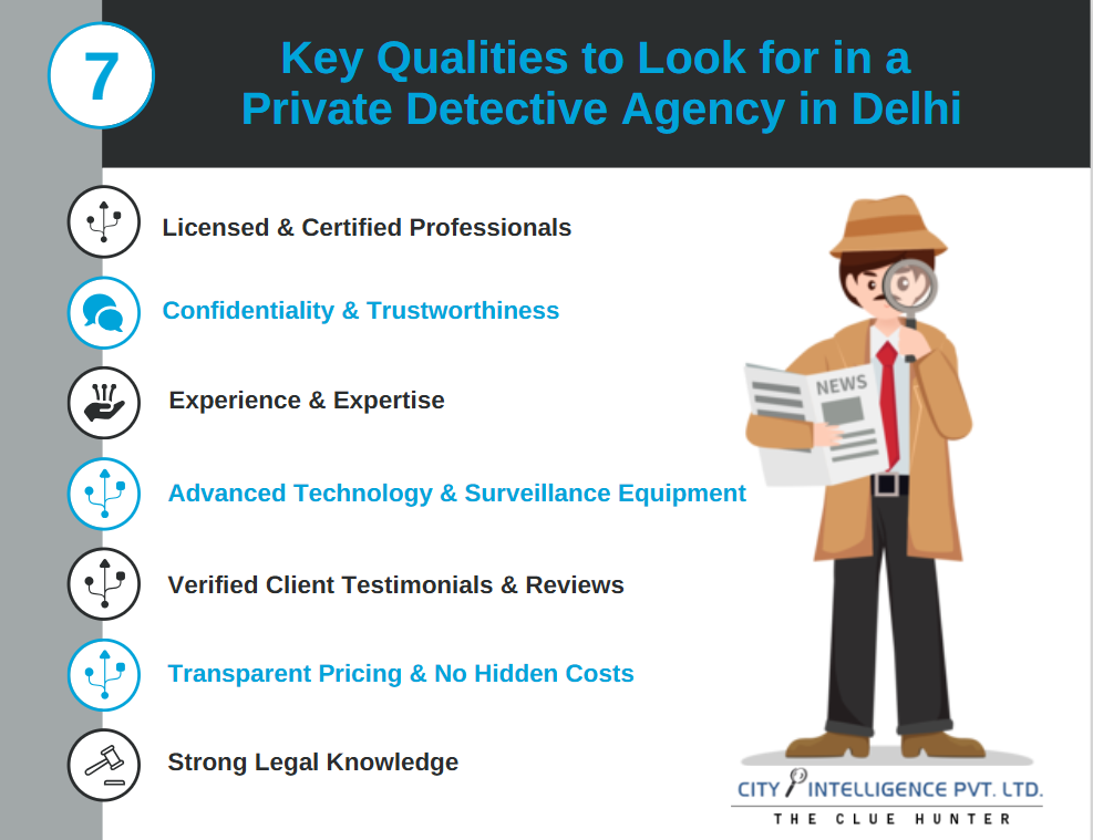 7 Key Qualities to Look for in a Private Detective Agency in Delhi 