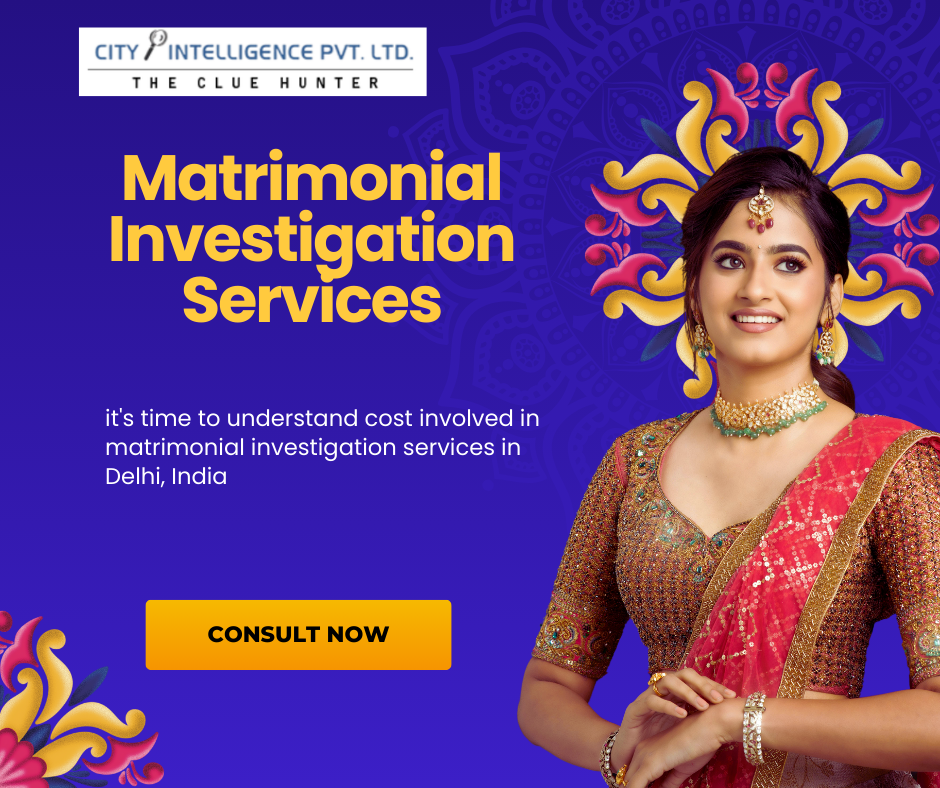 Matrimonial Investigation Cost/Charges in Delhi,India