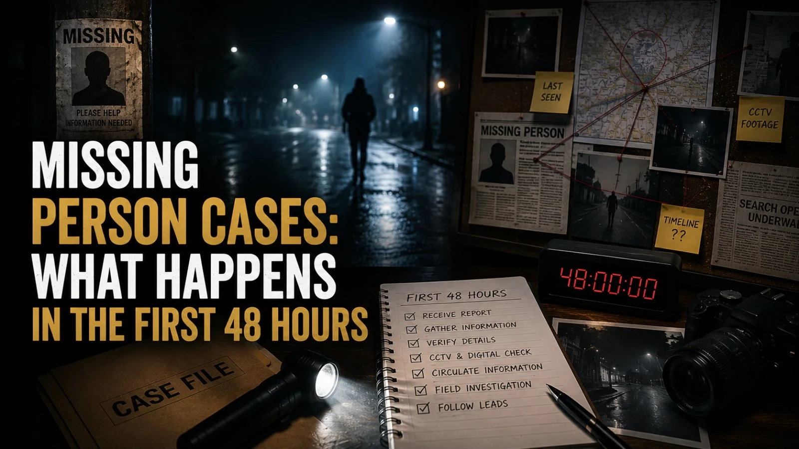 Missing Person Cases: What Happens in the First 48 Hours